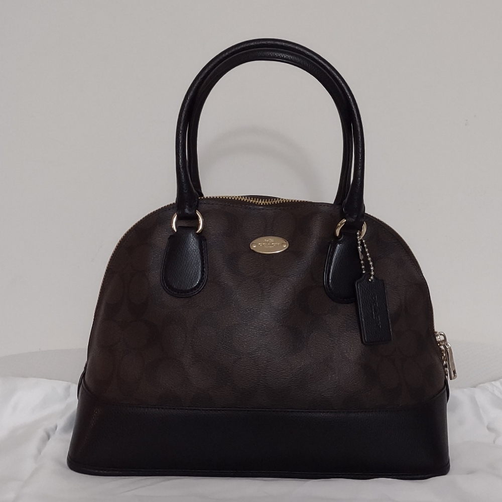 Coach Signature "Sierra" Domed Satchel